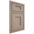 Shiloh Cabinetry Beaded Inset Heritage White Oak Quarter Sawn Whitewash Door