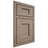 Shiloh Cabinetry Beaded Inset Heritage White Oak Rift Cut Almond Door