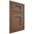 Shiloh Cabinetry Beaded Inset Heritage White Oak Rift Cut Autumn Door