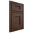 Shiloh Cabinetry Beaded Inset Heritage White Oak Rift Cut Braun Door