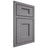 Shiloh Cabinetry Beaded Inset Heritage White Oak Rift Cut Sterling Door