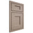 Shiloh Cabinetry Beaded Inset Heritage White Oak Rift Cut Whitewash Door