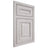 Shiloh Cabinetry Beaded Inset Kendall Alder Plain Cut Cotton Door