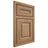 Shiloh Cabinetry Beaded Inset Kendall Alder Plain Cut Dusty Road Door