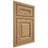 Shiloh Cabinetry Beaded Inset Kendall Alder Plain Cut Natural Door