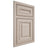 Shiloh Cabinetry Beaded Inset Kendall Alder Plain Cut White Sands Door