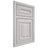 Shiloh Cabinetry Beaded Inset Kendall Hickory Plain Cut Cotton Door
