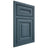 Shiloh Cabinetry Beaded Inset Kendall Hickory Plain Cut Hudson Door