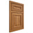 Shiloh Cabinetry Beaded Inset Kendall Hickory Plain Cut Medium Door
