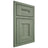 Shiloh Cabinetry Beaded Inset Kendall Hickory Plain Cut Moss Door
