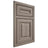 Shiloh Cabinetry Beaded Inset Kendall Hickory Plain Cut Sterling Door