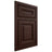 Shiloh Cabinetry Beaded Inset Kendall Maple Plain Cut Cocoa Door