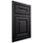 Shiloh Cabinetry Beaded Inset Kendall Paintable Black Door