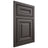 Shiloh Cabinetry Beaded Inset Kendall Paintable Urbane Bronze Door