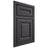 Shiloh Cabinetry Beaded Inset Kendall Poplar Plain Cut Cadet Door