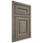 Shiloh Cabinetry Beaded Inset Kendall Poplar Plain Cut Sterling Door
