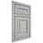 Shiloh Cabinetry Beaded Inset Kendall Poplar Plain Cut Stratus Door