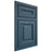 Shiloh Cabinetry Beaded Inset Kendall Red Oak Plain Cut Hudson Door