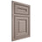 Shiloh Cabinetry Beaded Inset Kendall Red Oak Plain Cut Sterling Door