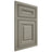 Shiloh Cabinetry Beaded Inset Kendall Red Oak Plain Cut Thyme Door