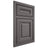 Shiloh Cabinetry Beaded Inset Kendall Walnut Plain Cut Cadet Door