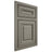 Shiloh Cabinetry Beaded Inset Kendall Walnut Plain Cut Thyme Door