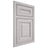 Shiloh Cabinetry Beaded Inset Kendall White Oak Plain Cut Cotton Door