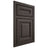 Shiloh Cabinetry Beaded Inset Kendall White Oak Plain Cut Creekside Door