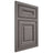 Shiloh Cabinetry Beaded Inset Kendall White Oak Plain Cut Flagstone Door