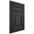 Shiloh Cabinetry Beaded Inset Kendall White Oak Plain Cut Harbor Door