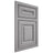 Shiloh Cabinetry Beaded Inset Kendall White Oak Plain Cut Stratus Door