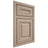 Shiloh Cabinetry Beaded Inset Kendall White Oak Plain Cut Straw Door