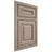 Shiloh Cabinetry Beaded Inset Kendall White Oak Plain Cut Whitewash Door