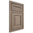 Shiloh Cabinetry Beaded Inset Kendall White Oak Quarter Sawn Almond Door