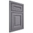 Shiloh Cabinetry Beaded Inset Kendall White Oak Quarter Sawn Cadet Door