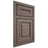 Shiloh Cabinetry Beaded Inset Kendall White Oak Quarter Sawn Clay Door
