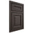 Shiloh Cabinetry Beaded Inset Kendall White Oak Quarter Sawn Creekside Door