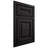 Shiloh Cabinetry Beaded Inset Kendall White Oak Quarter Sawn Espresso Door