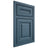 Shiloh Cabinetry Beaded Inset Kendall White Oak Quarter Sawn Hudson Door