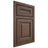Shiloh Cabinetry Beaded Inset Kendall White Oak Quarter Sawn Mineral Door