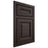 Shiloh Cabinetry Beaded Inset Kendall White Oak Quarter Sawn Morel Door