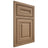 Shiloh Cabinetry Beaded Inset Kendall White Oak Quarter Sawn Natural Door