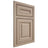 Shiloh Cabinetry Beaded Inset Kendall White Oak Quarter Sawn Straw Door