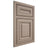 Shiloh Cabinetry Beaded Inset Kendall White Oak Quarter Sawn Whitewash Door