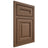 Shiloh Cabinetry Beaded Inset Kendall White Oak Rift Cut Autumn Door