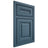 Shiloh Cabinetry Beaded Inset Kendall White Oak Rift Cut Hudson Door