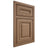 Shiloh Cabinetry Beaded Inset Kendall White Oak Rift Cut Medium Door