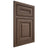 Shiloh Cabinetry Beaded Inset Kendall White Oak Rift Cut Mineral Door