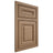 Shiloh Cabinetry Beaded Inset Kendall White Oak Rift Cut Natural Door