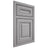 Shiloh Cabinetry Beaded Inset Kendall White Oak Rift Cut Stratus Door